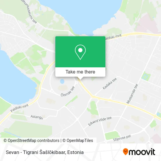 Sevan - Tigrani Šašlõkibaar map