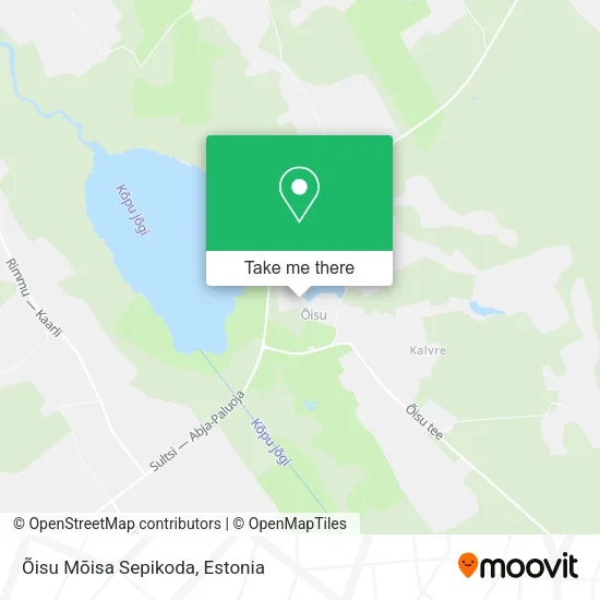 Карта Õisu Mõisa Sepikoda
