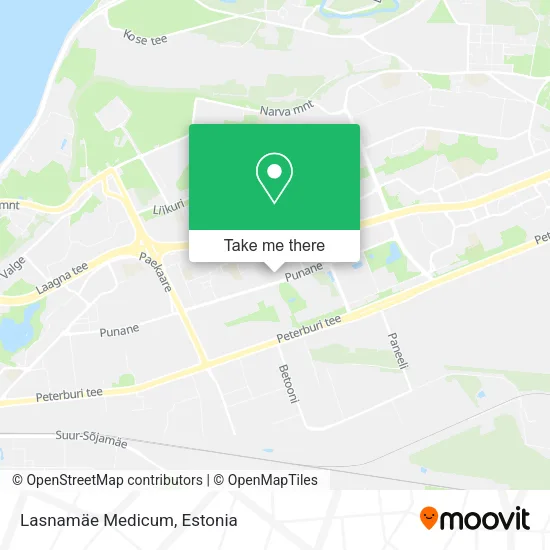 Lasnamäe Medicum map