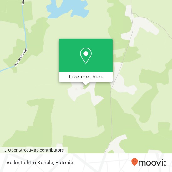 Väike-Lähtru Kanala map