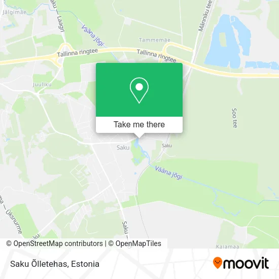 Карта Saku Õlletehas