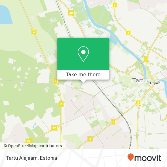 Tartu Alajaam map