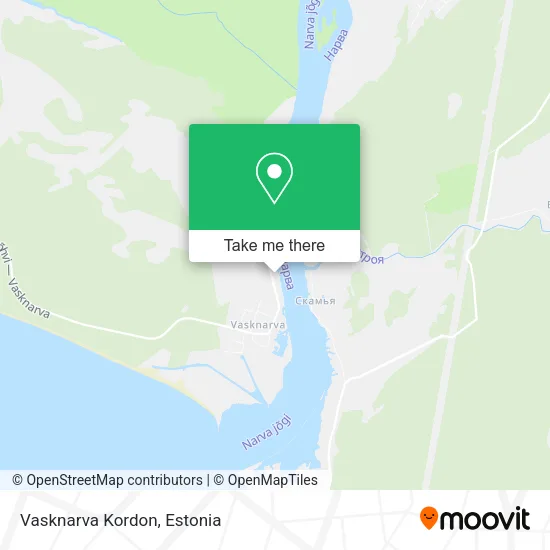 Карта Vasknarva Kordon