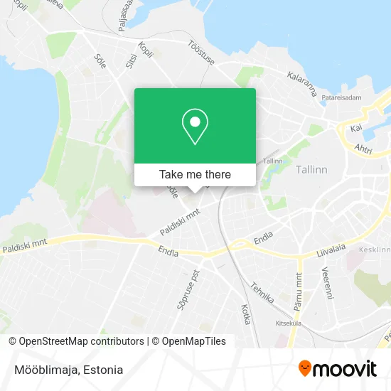 Карта Mööblimaja