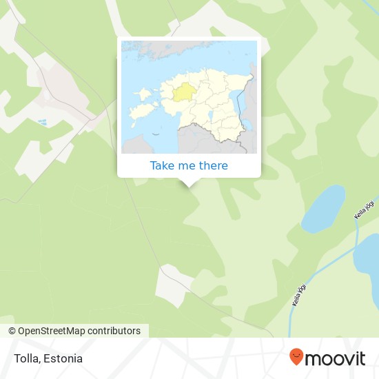 Tolla map