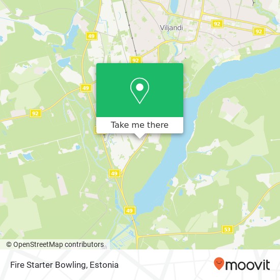 Fire Starter Bowling map