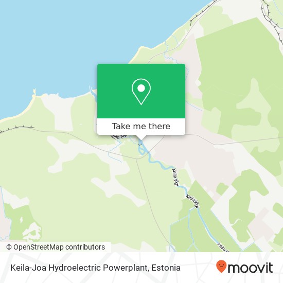 Карта Keila-Joa Hydroelectric Powerplant