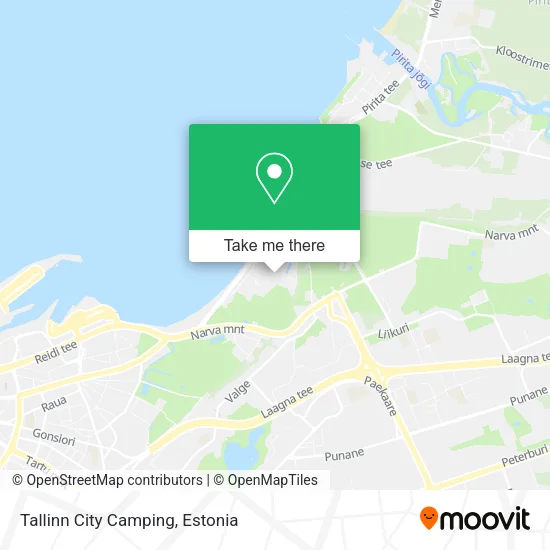 Tallinn City Camping map
