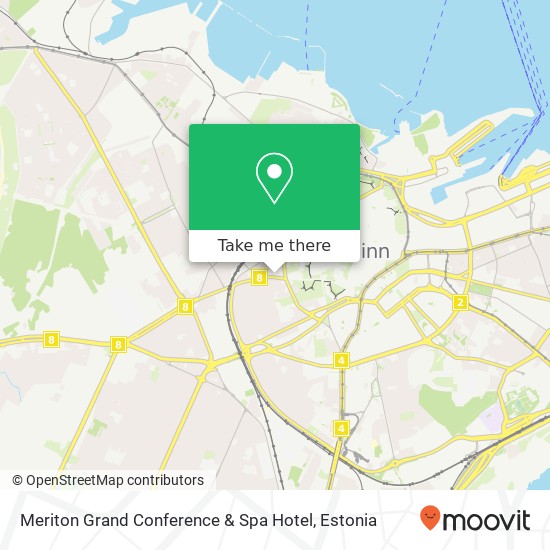 Карта Meriton Grand Conference & Spa Hotel