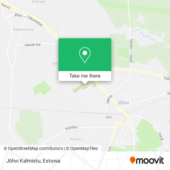 Jõhvi Kalmistu map