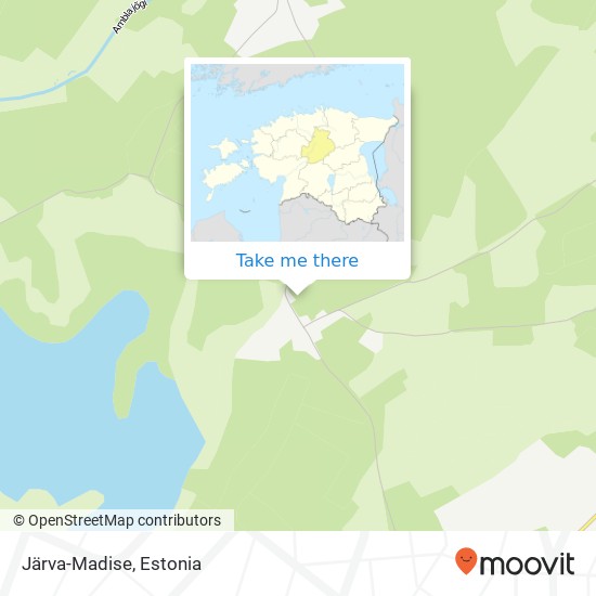 Карта Järva-Madise