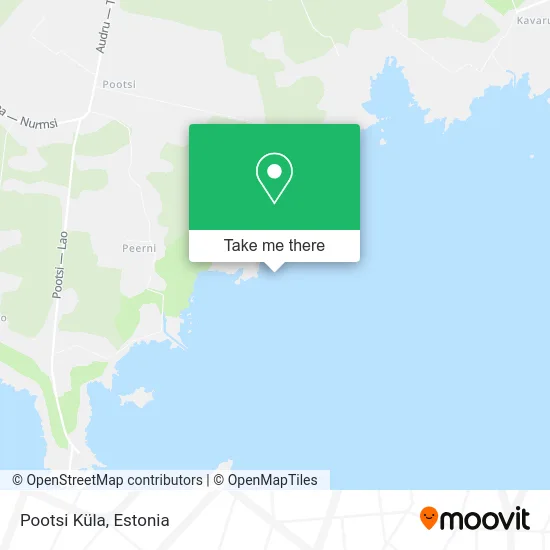Карта Pootsi Küla