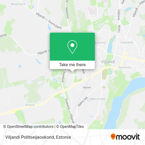 Viljandi Politseijaoskond map