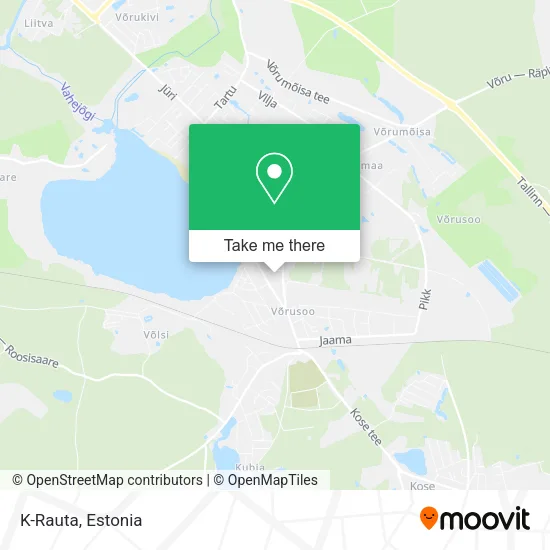 K-Rauta map