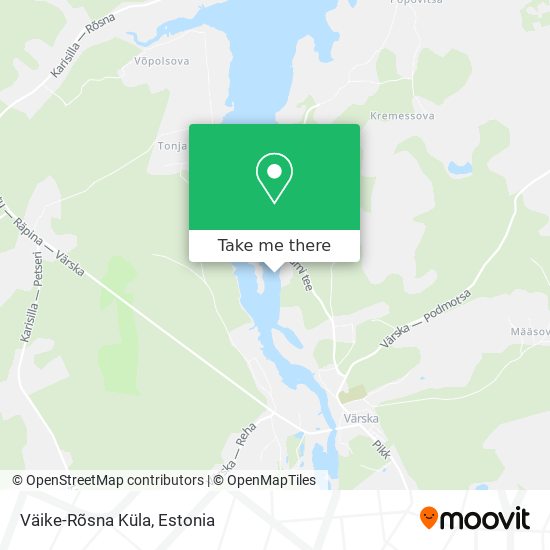 Väike-Rõsna Küla map