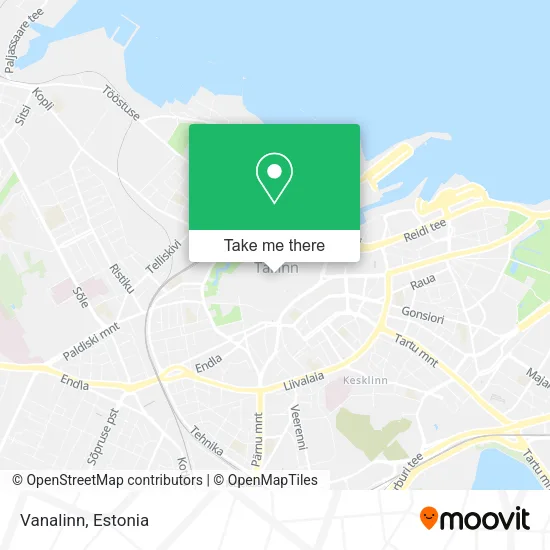 Карта Vanalinn