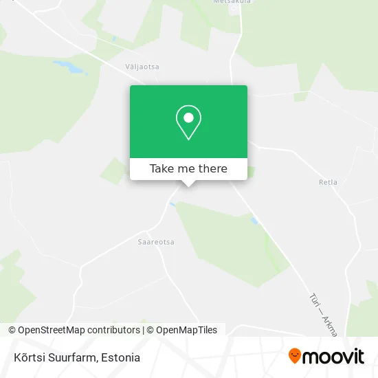 Карта Kõrtsi Suurfarm