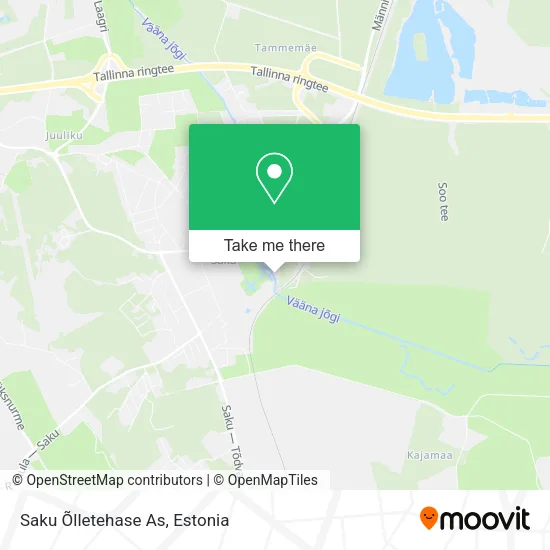 Saku Õlletehase As map