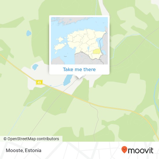 Mooste map