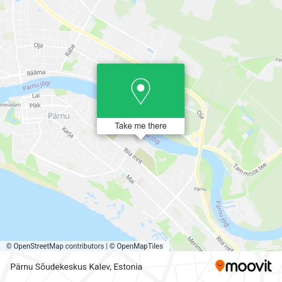 Pärnu Sõudekeskus Kalev map