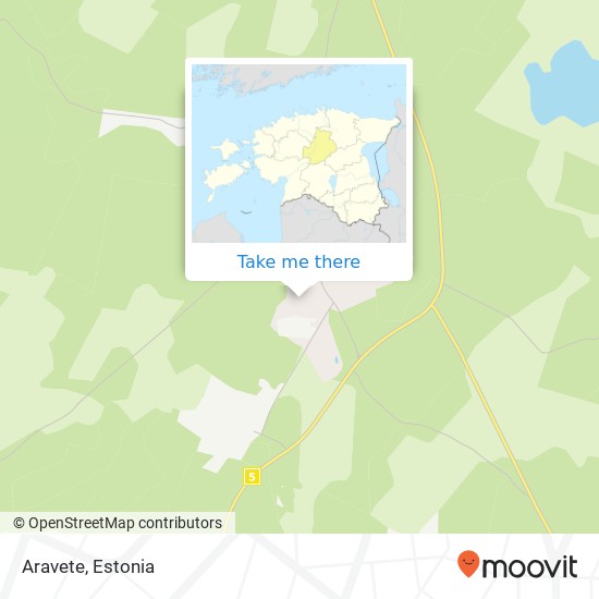 Aravete map