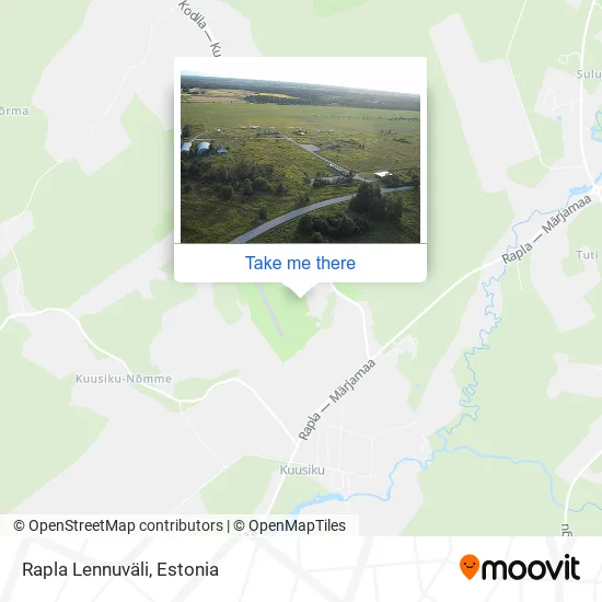 Rapla Lennuväli map