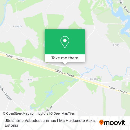 Jõelähtme Vabadussammas I Ms Hukkunute Auks map