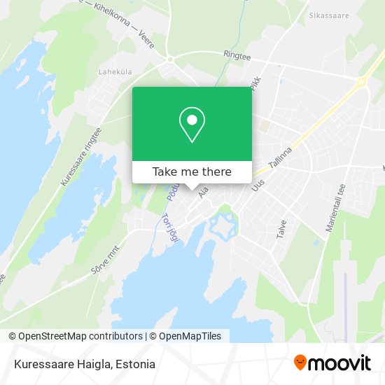 Kuressaare Haigla map