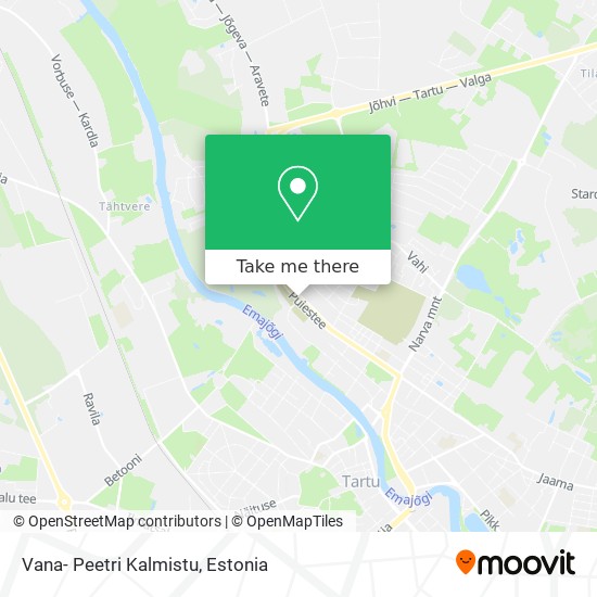 Vana- Peetri Kalmistu map
