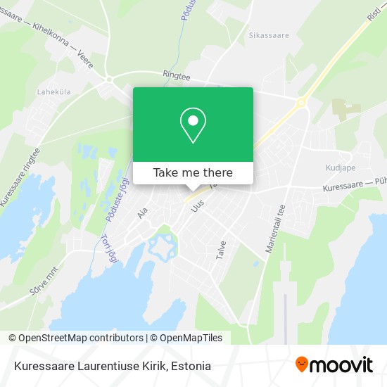 Kuressaare Laurentiuse Kirik map