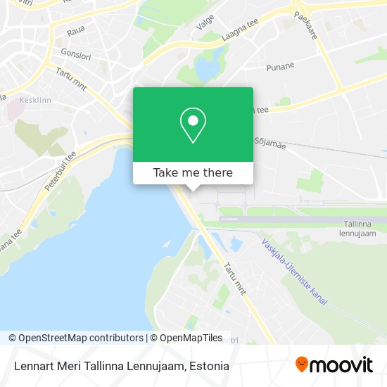 Lennart Meri Tallinna Lennujaam map