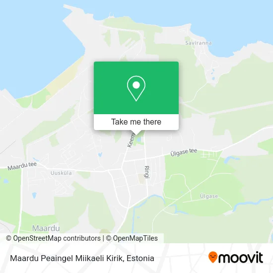 Карта Maardu Peaingel Miikaeli Kirik