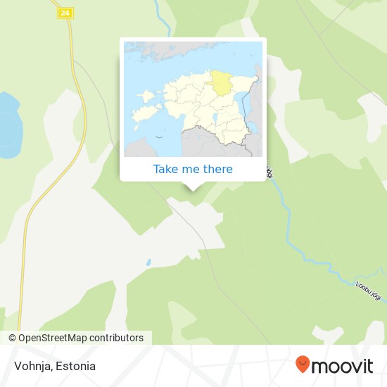 Карта Vohnja
