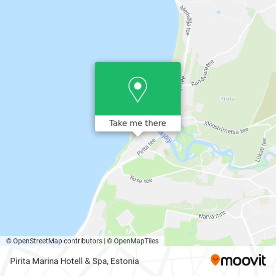 Карта Pirita Marina Hotell & Spa