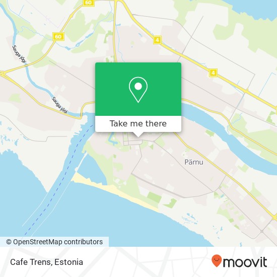Cafe Trens map