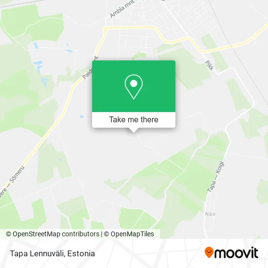 Карта Tapa Lennuväli
