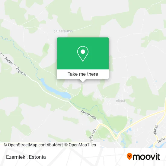 Ezernieki map