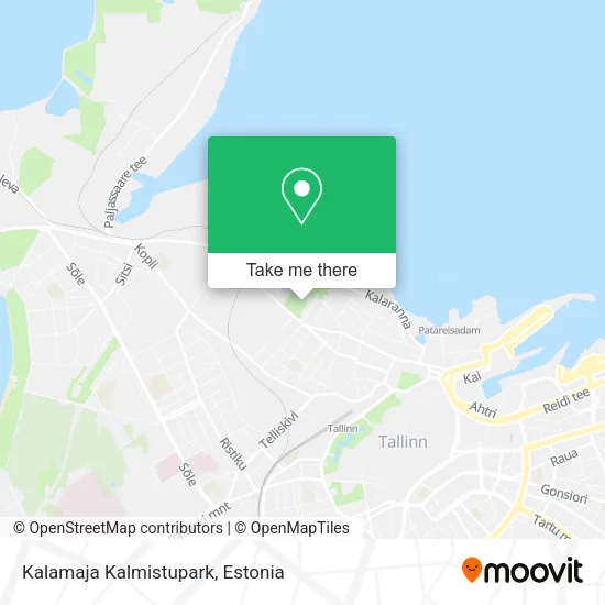 Карта Kalamaja Kalmistupark