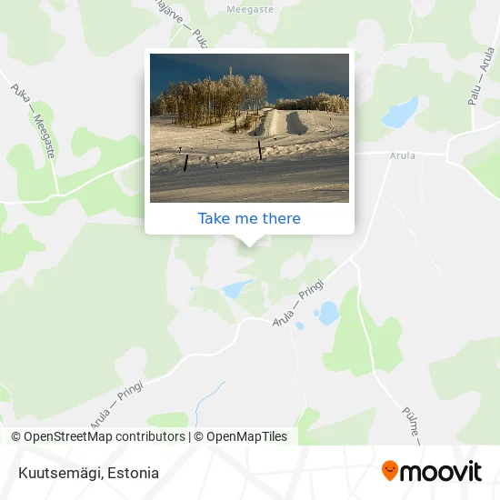 Карта Kuutsemägi