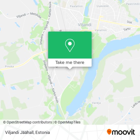 Viljandi Jäähall map