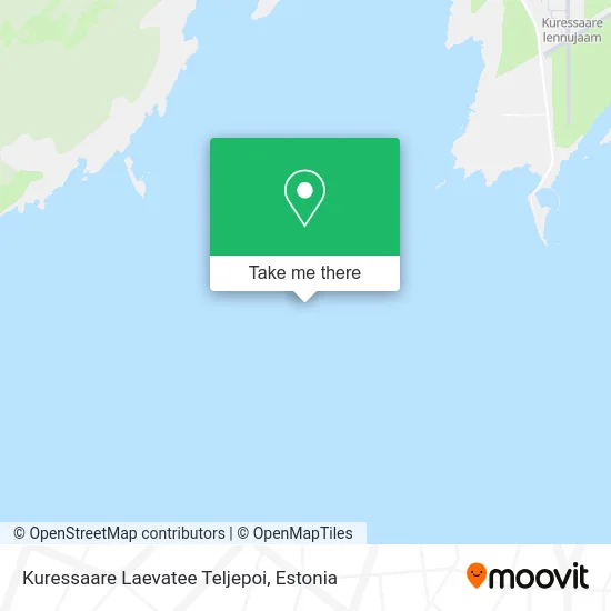 Карта Kuressaare Laevatee Teljepoi