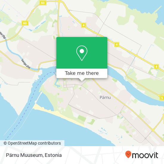 Карта Pärnu Muuseum