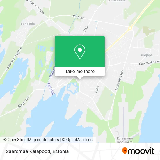 Saaremaa Kalapood map