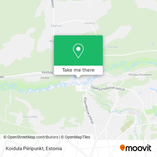 Koidula Piiripunkt map