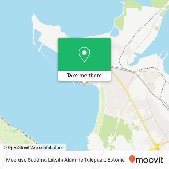 Meeruse Sadama Liitsihi Alumine Tulepaak map