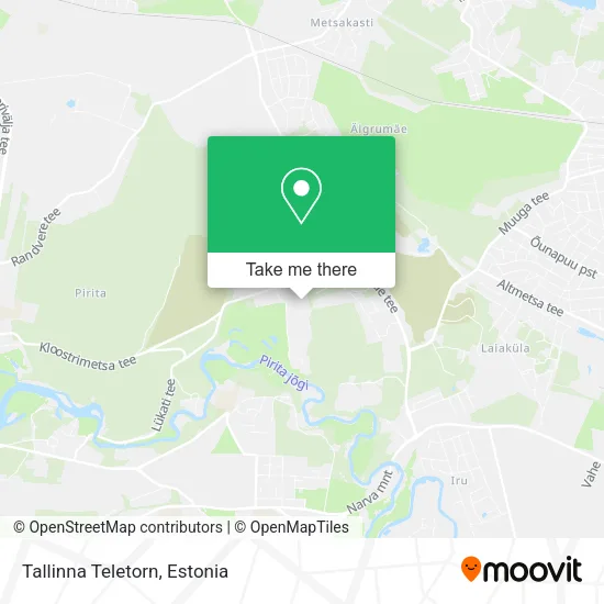 Карта Tallinna Teletorn
