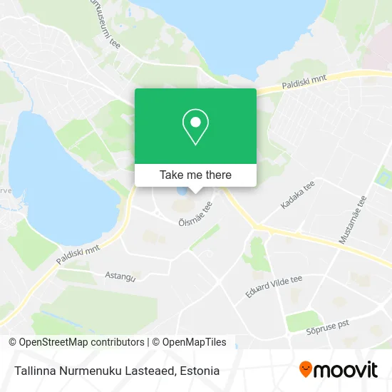 Карта Tallinna Nurmenuku Lasteaed