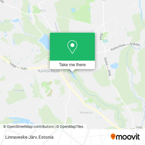 Linnaveske Järv map