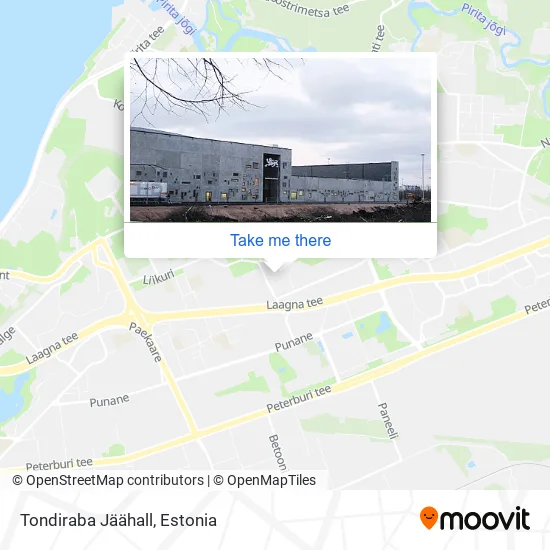 Tondiraba Jäähall map