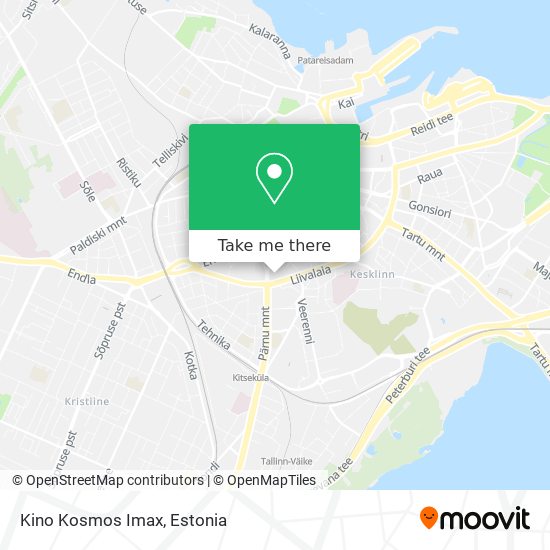 Kino Kosmos Imax map